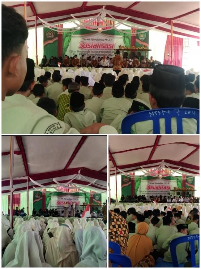 OSIS  MTsN 7 Kebumen Gelar Tarhib Ramadhan 1443 H